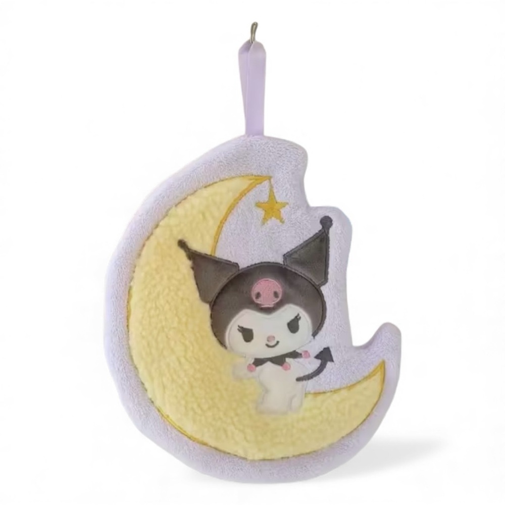 Sanrio KUROMI 1 Hanging Padded Thick Wash Cloth - Picture 3 of 7